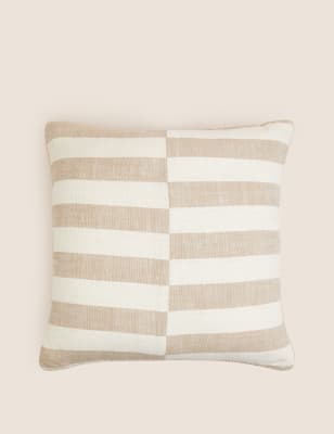 Pure Cotton Striped Cushion