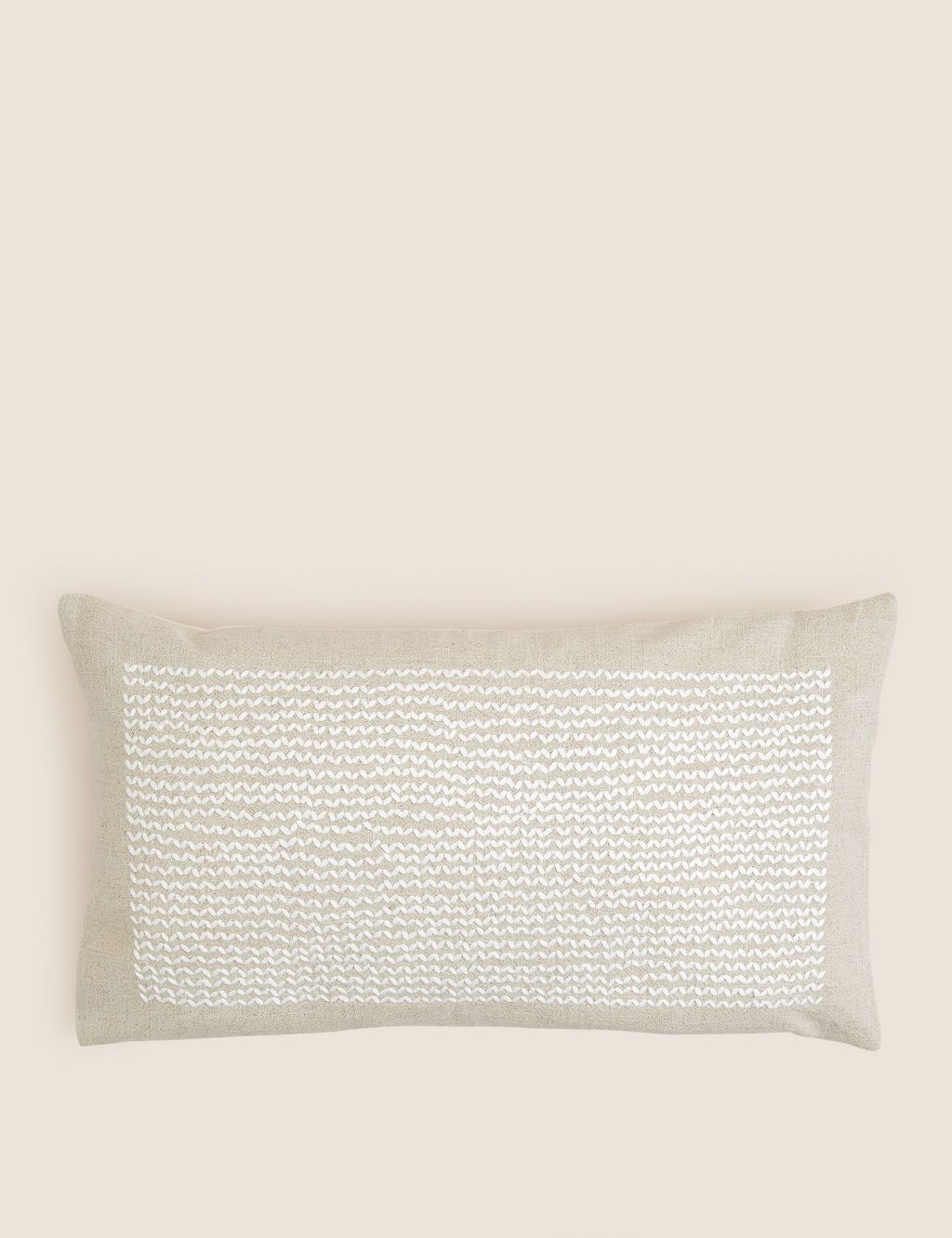 Cotton with Linen Bolster Cushion image 1