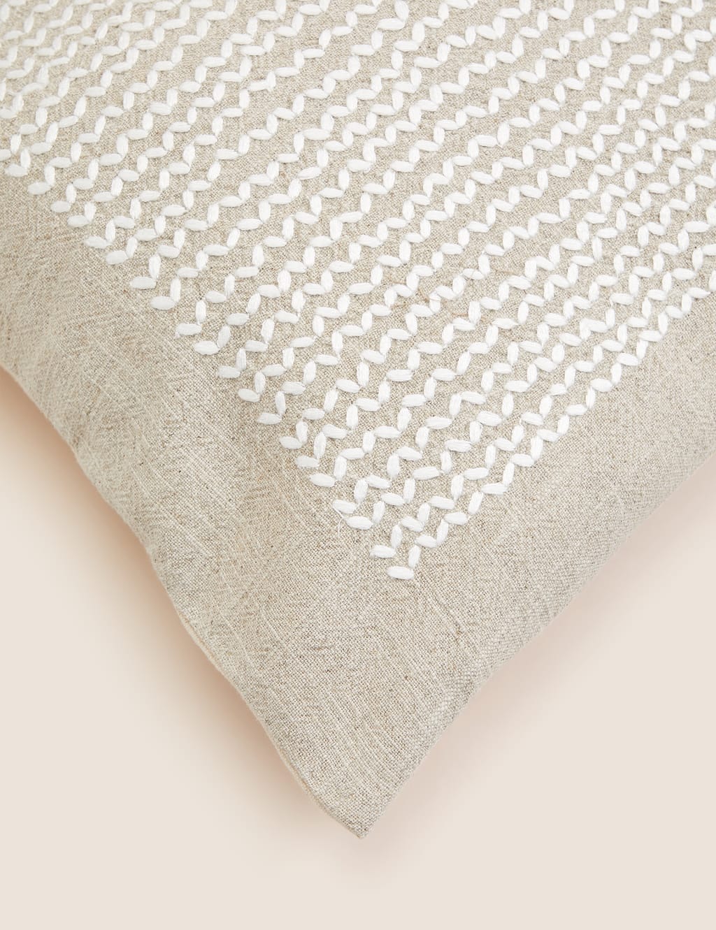 Cotton with Linen Bolster Cushion image 5