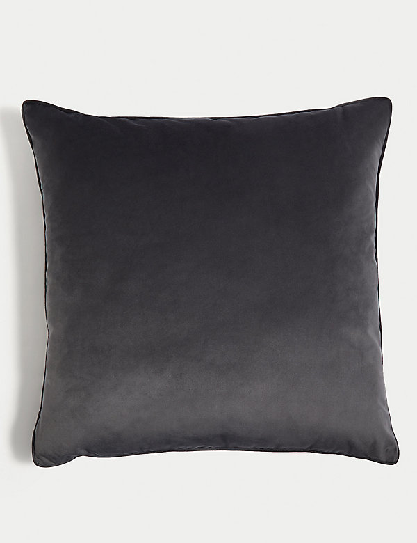 Velvet Piped Large Cushion - CA