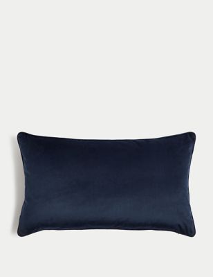 Velvet Piped Bolster Cushion - IT
