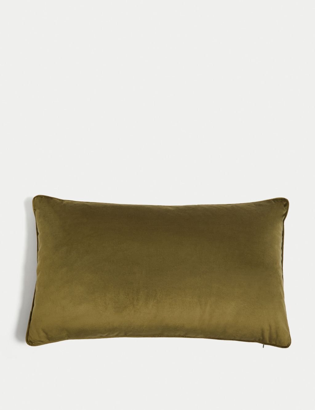 Velvet Piped Bolster Cushion