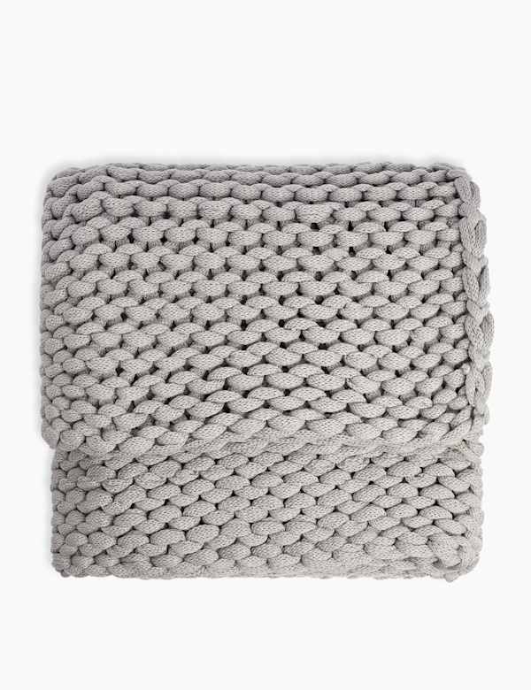 Chunky Knit Throw