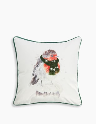 Robin Print Cushion