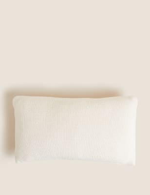 

M&S Collection Snuggle Season Knitted Bolster Cushion - Cream Mix, Cream Mix