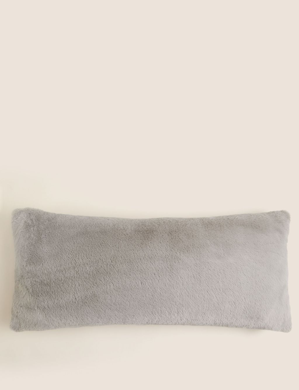 Supersoft Faux Fur Bolster Cushion image 1