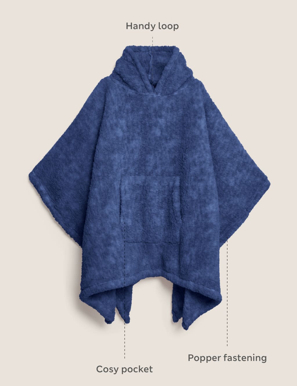 Teddy Fleece Hooded Blanket image 6