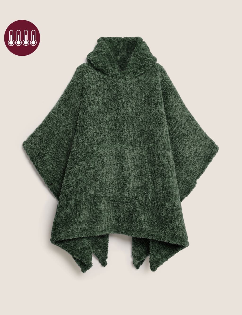 Teddy Fleece Hooded Blanket image 2