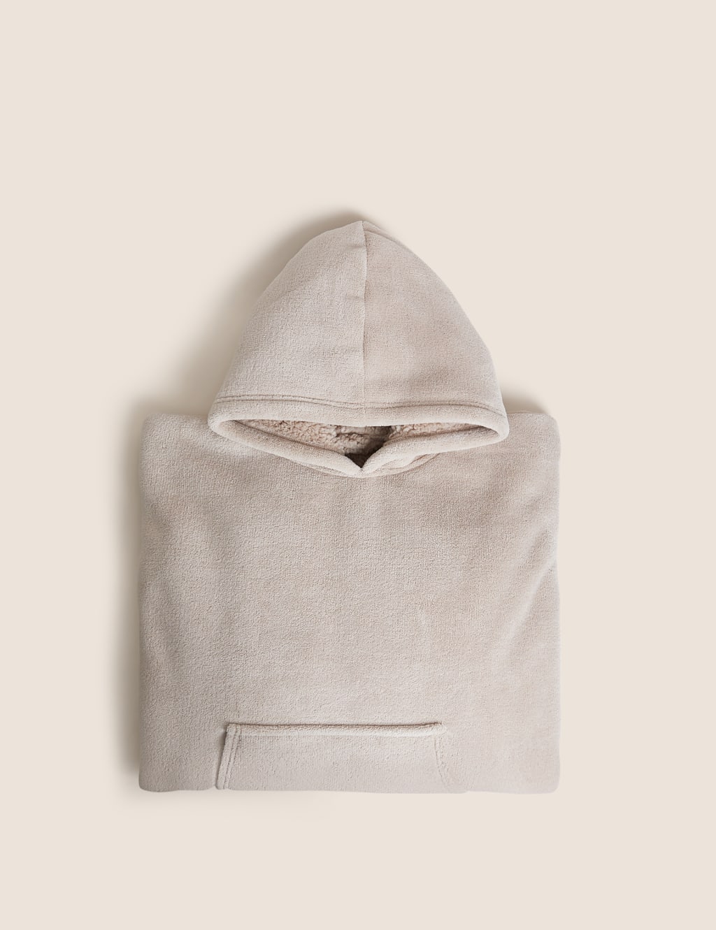 Borg Fleece Hooded Blanket image 3