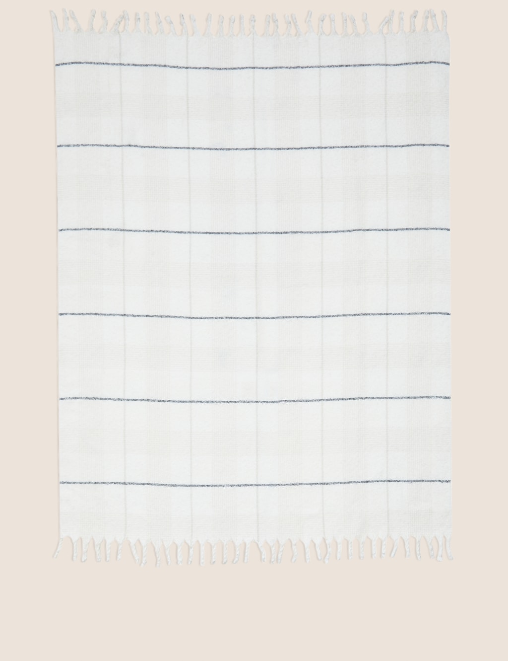 Faux Mohair Checked Throw image 4