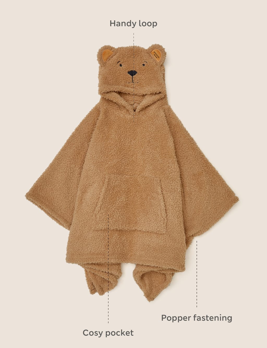 Spencer Bear™ Hooded Blanket image 4