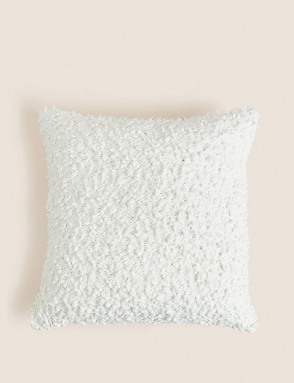 Pure Cotton Boucle Cushion - CZ