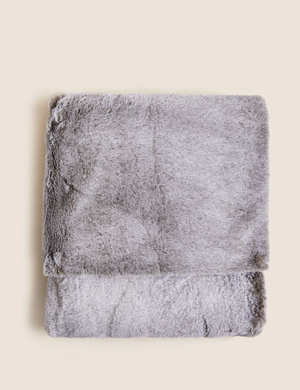 Tipped Faux Fur Throw image 1