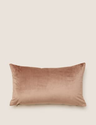 

M&S Collection Velvet Bolster Cushion - Latte, Latte