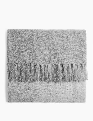 Plaid &agrave; motif d&eacute;grad&eacute;