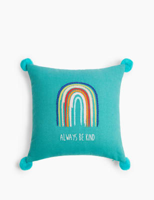 Coussin avec texte &laquo;&nbsp;Always Be Kind&nbsp;&raquo;