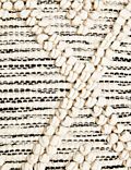 Poduszka dekoracyjna z motywem wypukłych rombów makramowych 100% bawełny