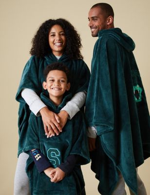

The M&S Snuggle™ Harry Potter™ Slytherin Hooded Blanket - Green, Green