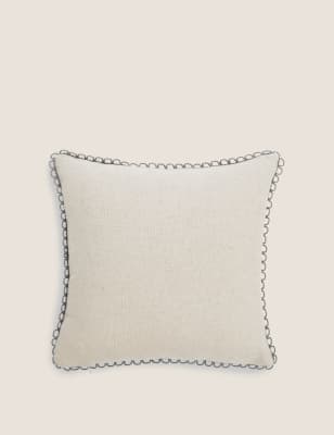 

M&S Collection Mini-Kissen mit aufgesticktem Schmetterlings-Motiv - Naturfarben Melange, Naturfarben Melange