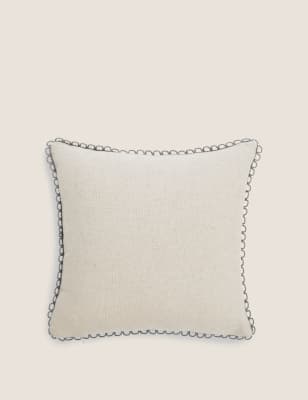 

M&S Collection Mini Butterfly Embroidered Cushion - Natural Mix, Natural Mix