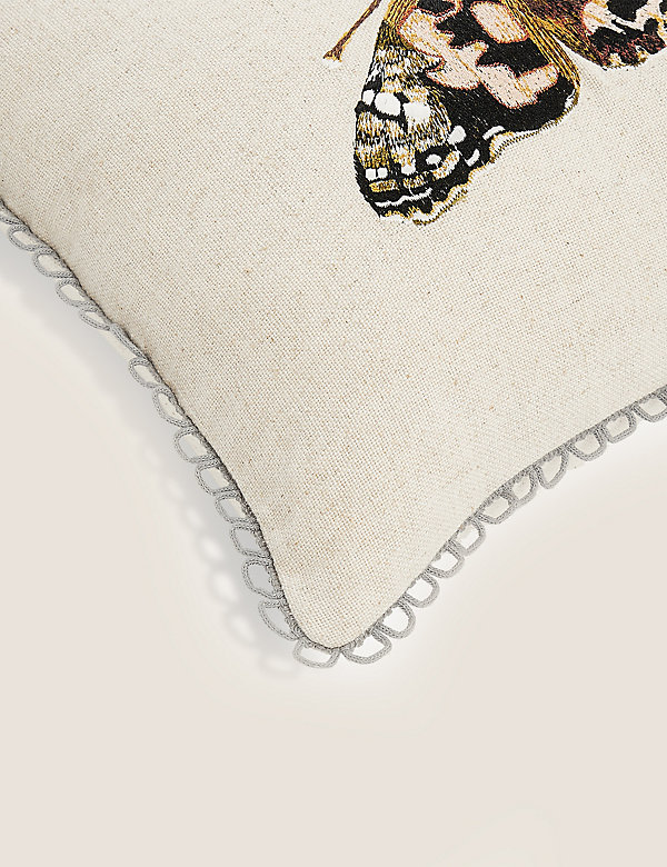 Mini Butterfly Embroidered Cushion - HU
