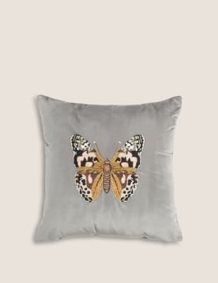 Cushions with outlet butterflies on