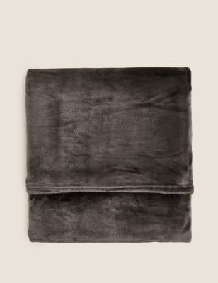 

M&S Collection Fleece-Überwurf - Charcoal, Charcoal