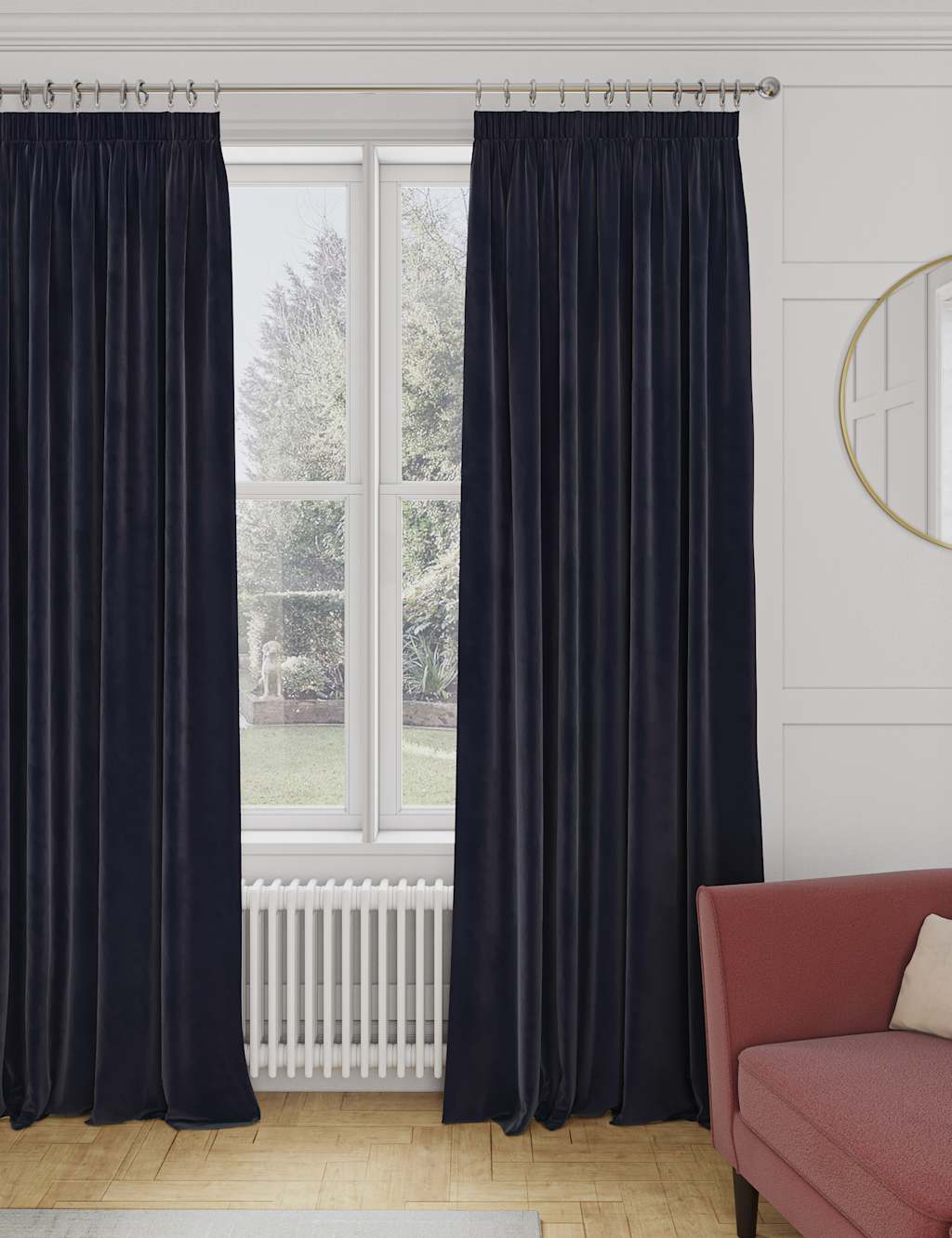 Ready Made Velvet Curtains M&S