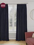 Velvet Pencil Pleat Temperature Smart Curtains