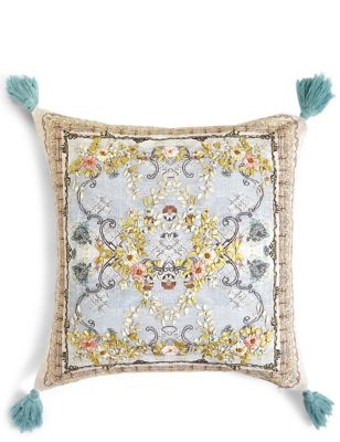 Lace Embroidered Cushion | M&S