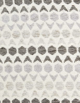 

M&S Collection Kissen mit geometrischem Sechseckmuster - Grau Melange, Grau Melange