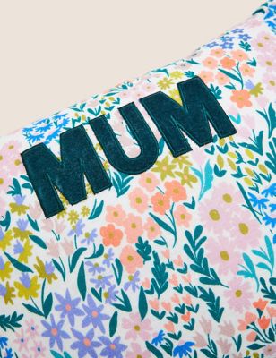

M&S Collection Cotton Linen Blend Mum Bolster Cushion - Multi, Multi