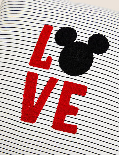 Mickey Mouse™ Embroidered Cushion
