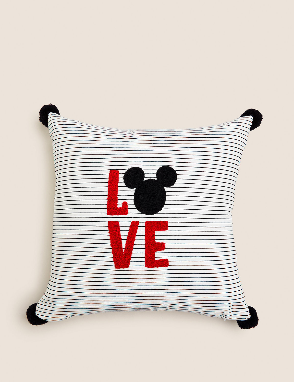 Mickey Mouse™ Embroidered Cushion