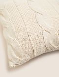 Pure Cotton Cable Knit Cushion