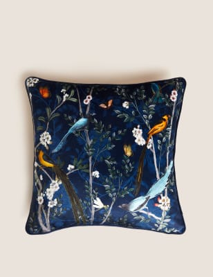 Velvet Cushion Navy