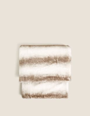 

Faux Fur Throw - Natural Mix, Natural Mix