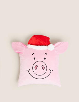 

Percy Pig™ Velvet Percy Pig™ Cushion - Pink Mix, Pink Mix