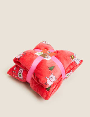 

Percy Pig™ Percy Pig™ Cushion and Throw Bundle - Red Mix, Red Mix