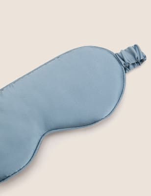 

M&S Collection Augenmaske aus reiner Seide - Blue, Blue