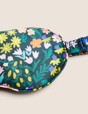 

M&S Collection Pure Silk Floral Eye Mask - Multi, Multi