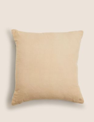 

M&S Collection Cotton Linen Abstract Watercolour Cushion - Multi, Multi