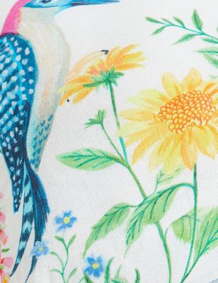 

M&S Collection Cotton Rich Bird Tasselled Bolster Cushion - Multi, Multi