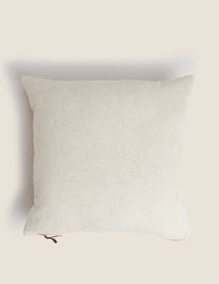 

M&S Collection Cotton Rich Chenille Textured Cushion - Ochre, Ochre