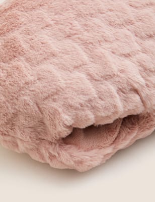 

M&S Collection The Love Muff Cushion - Pale Pink, Pale Pink