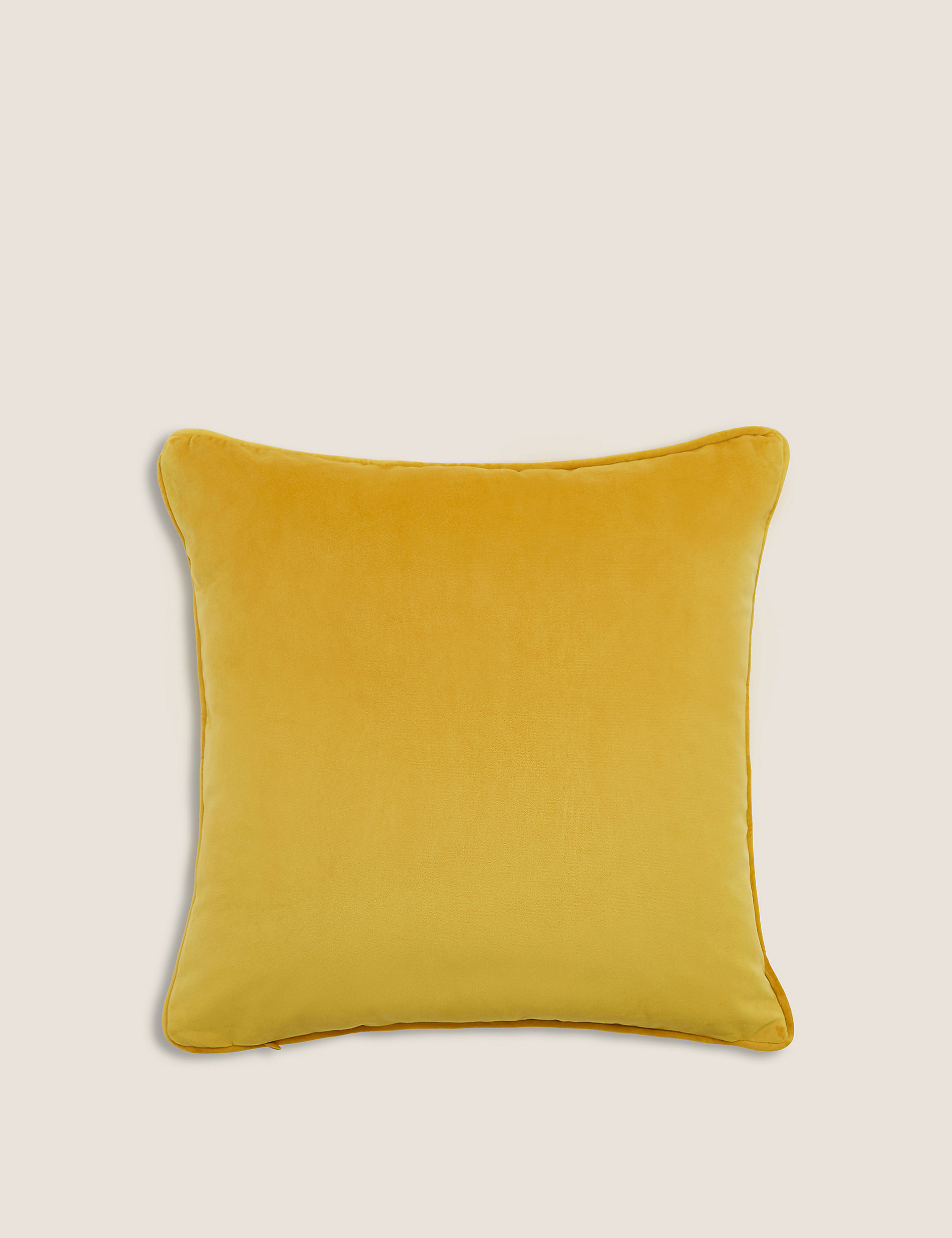 Velvet Bumblebee Print Cushion