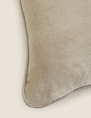 

M&S Collection Pure Cotton Velvet Bolster Cushion - Natural, Natural