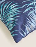 Velvet Palm Print Cushion