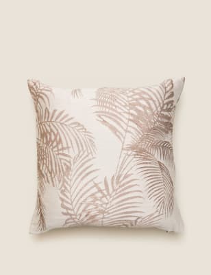 

Palm Jacquard Cushion - Silver Mix, Silver Mix