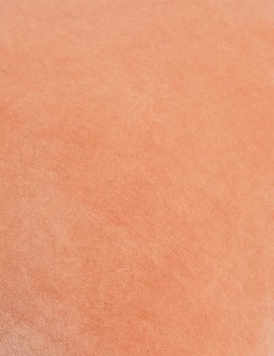 

M&S Collection Kissen aus reinem Baumwollsamt - Weiches Pfirsich, Weiches Pfirsich
